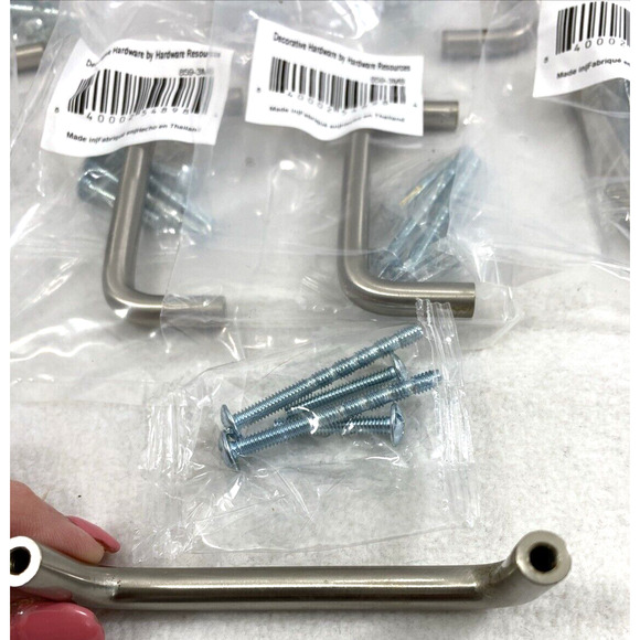 19 Silvertone Metal Cabinet Handles 3" Drawer Door Pulls DIY Home‎ Decor - Picture 4 of 7
